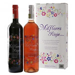 Mouth-Coating Milflores Rioja Red and Rose Wine Set