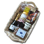 Adorable Gift Basket of Gourmet and Wine