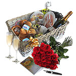 Alluring Festive Breakfast Basket