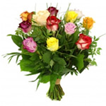 Premium 1 Dozen Ultimate Celebration Mixed Roses Bouquet 