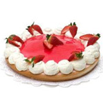 Award-Winning Season's Greeting Strawberry Bavarian Cream Flan