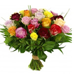 Romantic Bouquet of Mixed Roses