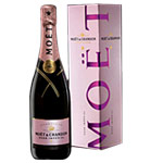 Appealing Gift Box of Moet N Chandon Rose Champagne Brut