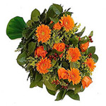 Bright Quiet Significance Bouquet of Orange and Yellow Flowers