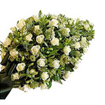 Classic Peaceful Tranquility White Flower Arrangement