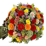 Captivating Forever Remembered Multi-Colored Floral Arrangement