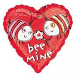 Fabulous Bee Mine Heart Shaped Balloon