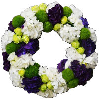 Subtle Presence Floral Wreath