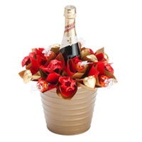 Sparkling Romance Chocolate Basket