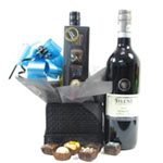 Special Seasonal Wine and Assorted Chocolate Gift Set