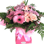 Pink Vox Vase Bouquet 