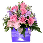 Precious Pink and Mauve Box Arrangement