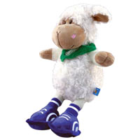 Cute Huggable Sheep with Green Bandana