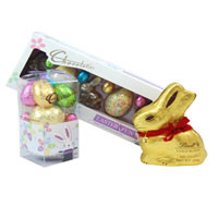 1 Lindt Bunny (200g), 1 easter Fun, Easter Egg Gif...