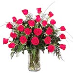 Two Dozen Long Roses in a Bouquet or Vox