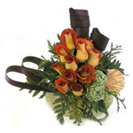 Sweet Thoughts New Zealand Flax Flower Bag Arrangement
