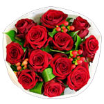Cherished Sweethearts Forever Red Rosy Posy