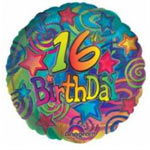 Creative 16th Birthday Helium Balloon