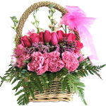 Mothers Day Country Flower Basket

