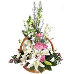 Traditional Flower Basket-Auckland Delivery Only