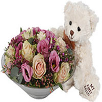 A cute decoration to go 'the girl with the teddy bear 