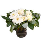 Glorious Eternity Affection White Floral Arrangement