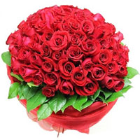 Enchanting Romantic Red Roses Bouquet<br>