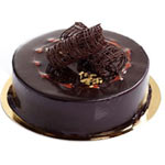 Chocolate-Coated Black N White Chocolate Mousse Cake