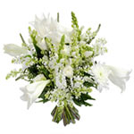Silky-Smooth White Flower Bouquet