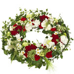 Fresh Flower Funeral Wreath