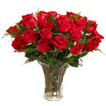  30 Red Roses In Vase