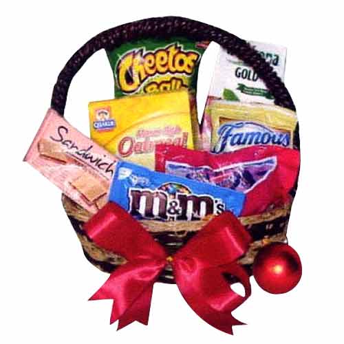 Alluring Gift of Santa Happiness Basket