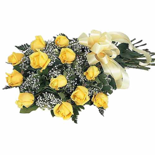 One Dozen Yellow Roses