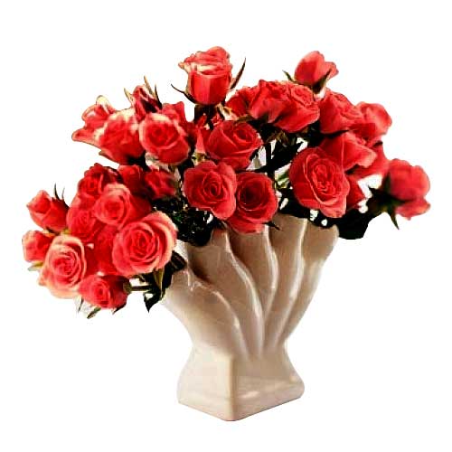 2 dozen peach roses in a vase. (Vase may vary)......  to Bacolod_Philippine.asp