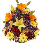 Rounded Flowers Arrangement