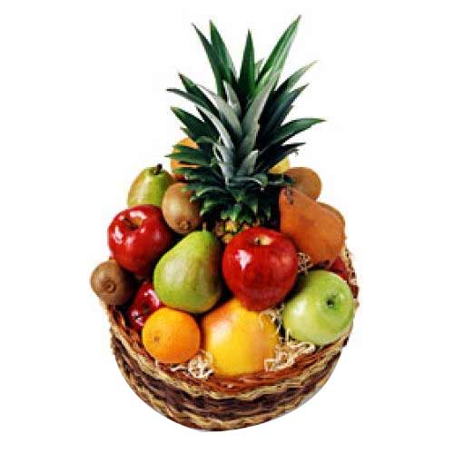 A basket of full fresh fruits......  to San Fernando