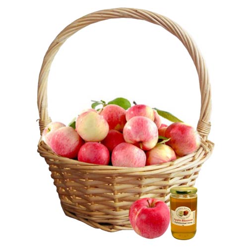 Basket of Apple and honey .......  to Gingoog