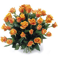 Fragrant Bouquet Of 35 Orange Roses