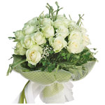 Charming White Roses