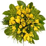 Bouquet made of the world recognized, delicate and prestigious freesia flowers, ...