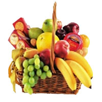 Fruit Basket of the most ripe and delicious pears,...