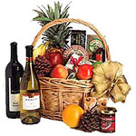 Remarkable Wine and Goodies Gift Basket