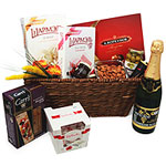 Innovative Sweets and Sparkling Wine Gift Hamper