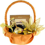A gift basket of chocolates with brandy Noah and c......  to Krasnodar