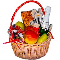 This basket includes red apples 1 kg<br>- green ap......  to Krasnodar