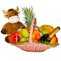 This basket includes pineapple 1pc<br>- pears 1 kg......  to Noginsk