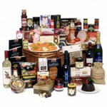 This New Year gift hamper is filled with many dele...