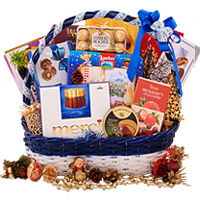 Welcoming Holiday Treats Gift Basket<br>