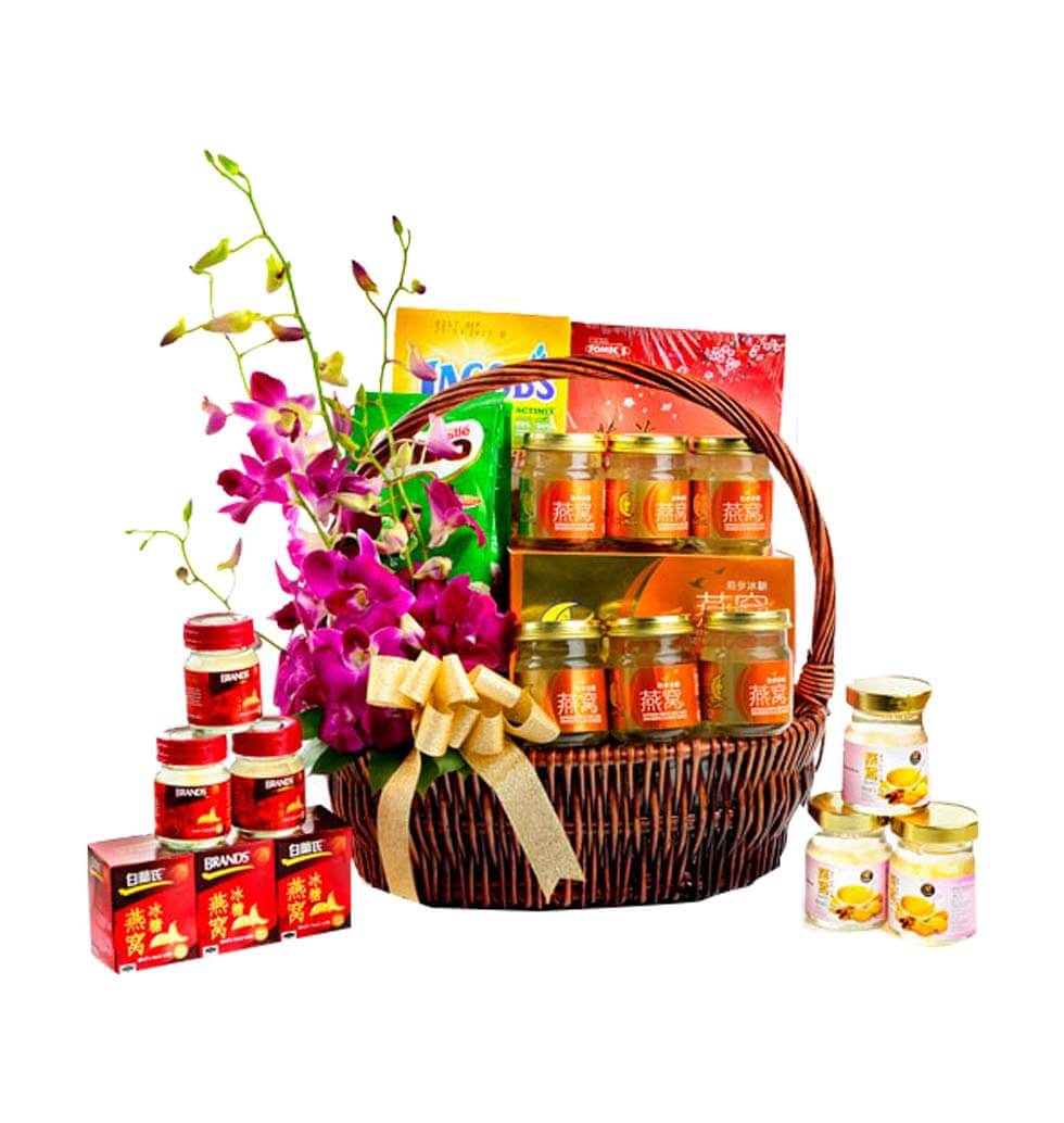 The recipients of this gift basket will be happy t...