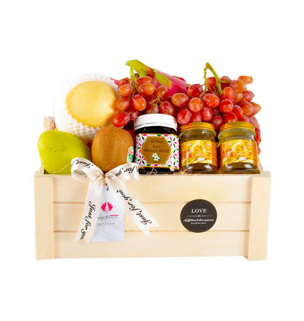 Honey And Fruits Basket